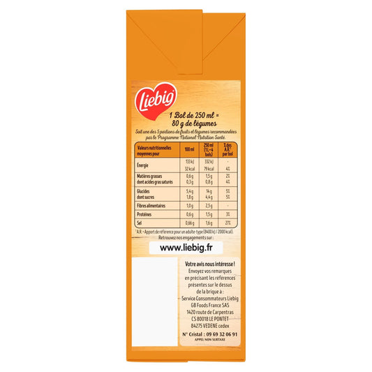 Soupe Velouté Potiron Châtaigne Crème Fraîche LIEBIG