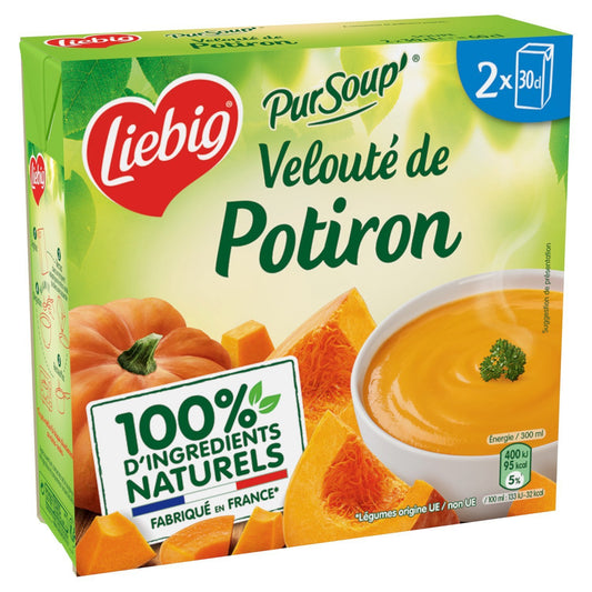 Soupe Velouté Potiron Crème LIEBIG les 2 briques de 30 cl