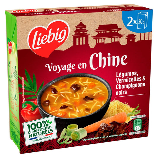 Soupe Velouté Carotte, Oignon, Céleri LIEBIG les 2 briques de 30cl