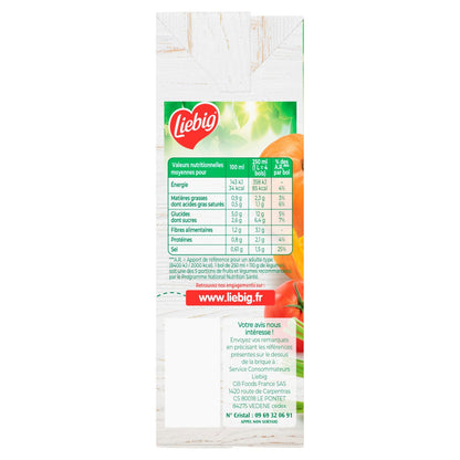 Soupe Velouté Potiron Graines de Courge Carottes Bio LIEBIG 