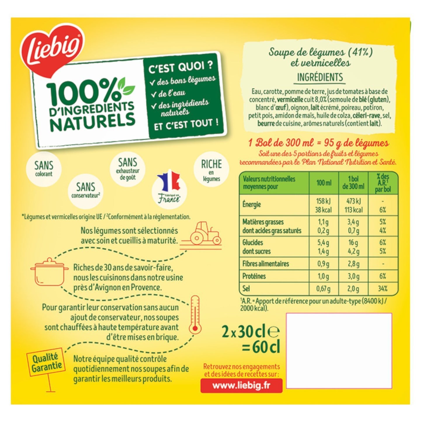 LIEBIG Gemüse-Fadennudeln-Suppe