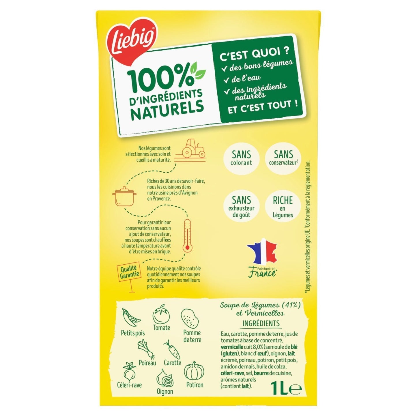 [ANTI-GASPILLAGE] Soupe Pasta Soup Légumes et Vermicelles LIEBIG - Date de durabilité minimale : 03/2026