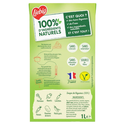 [ANTI-GASPILLAGE] Soupe Mouliné 12 Légumes 25% de Sel LIEBIG - Date de durabilité minimale : 10/2025 - L'emballage peut être endommagé