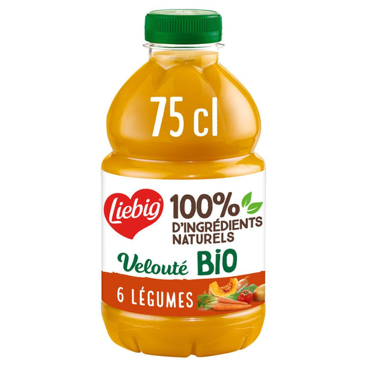 Soupe Velouté Carotte Potiron Tomates Bio LIEBIG la bouteille de 75cL