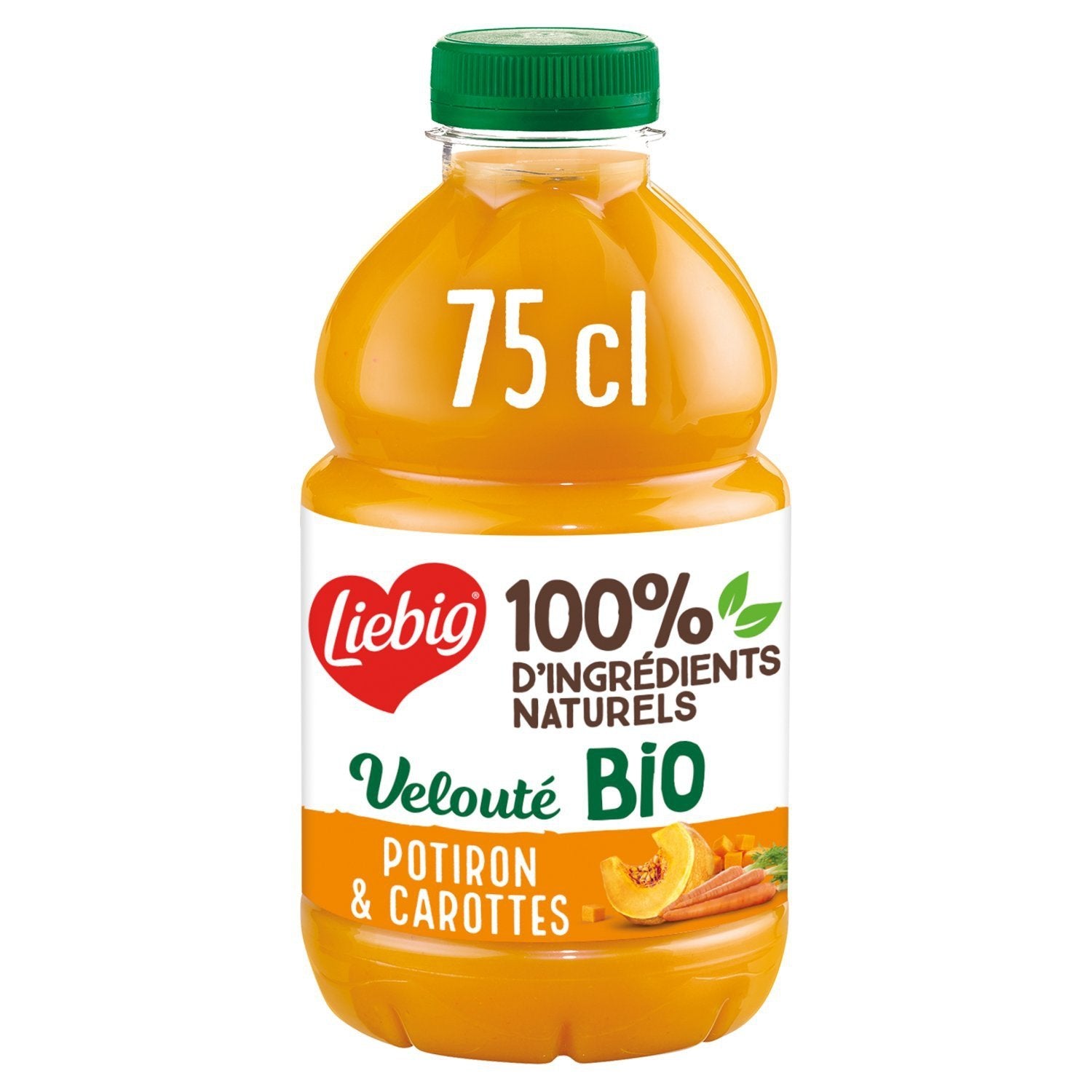 Soupe Velouté Potiron Carotte Bio LIEBIG la bouteille de 75cL