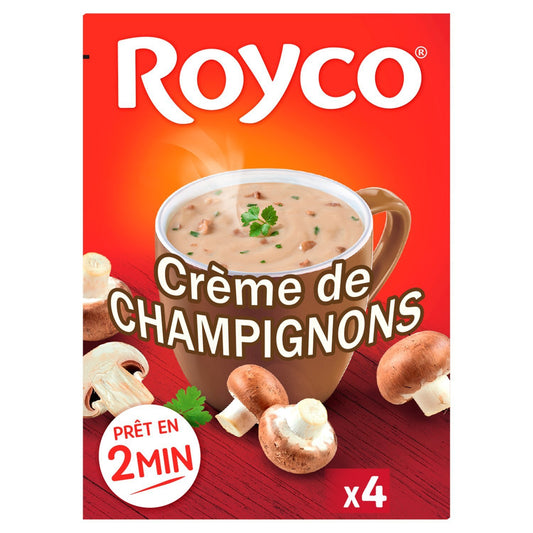 Soupe Crème Champignons ROYCO les 4 sachets de 20 cl