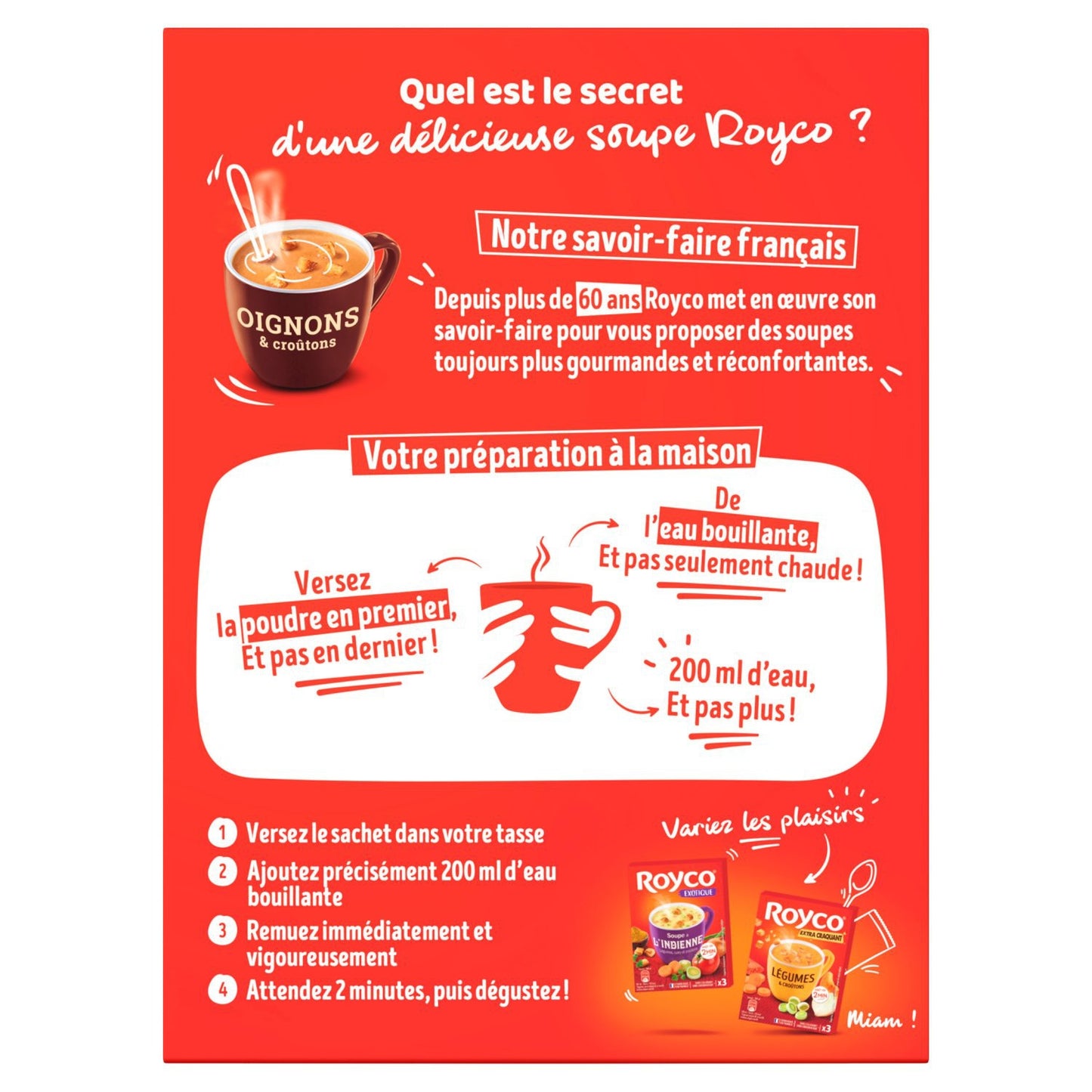 ROYCO Dehydrated Onion Croutons Soup