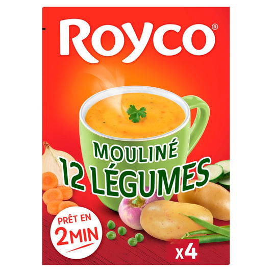 Soupe Mouliné 12 Légumes ROYCO les 4 sachets de 800mL