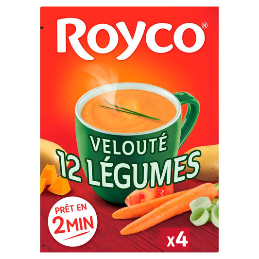 Soupe Velouté 12 Légumes ROYCO les 4 sachets de 800mL
