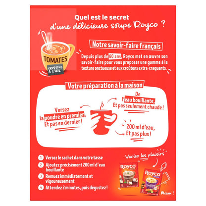 Soupe Déshydratée Tomates et Croûtons à l'Ail ROYCO 