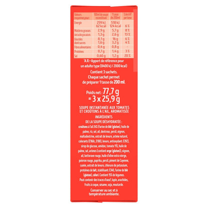 Soupe Déshydratée Tomates et Croûtons à l'Ail ROYCO 