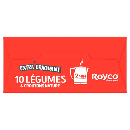 ROYCO Dehydrierte Suppe mit 10 Gemüsesorten und Croutons