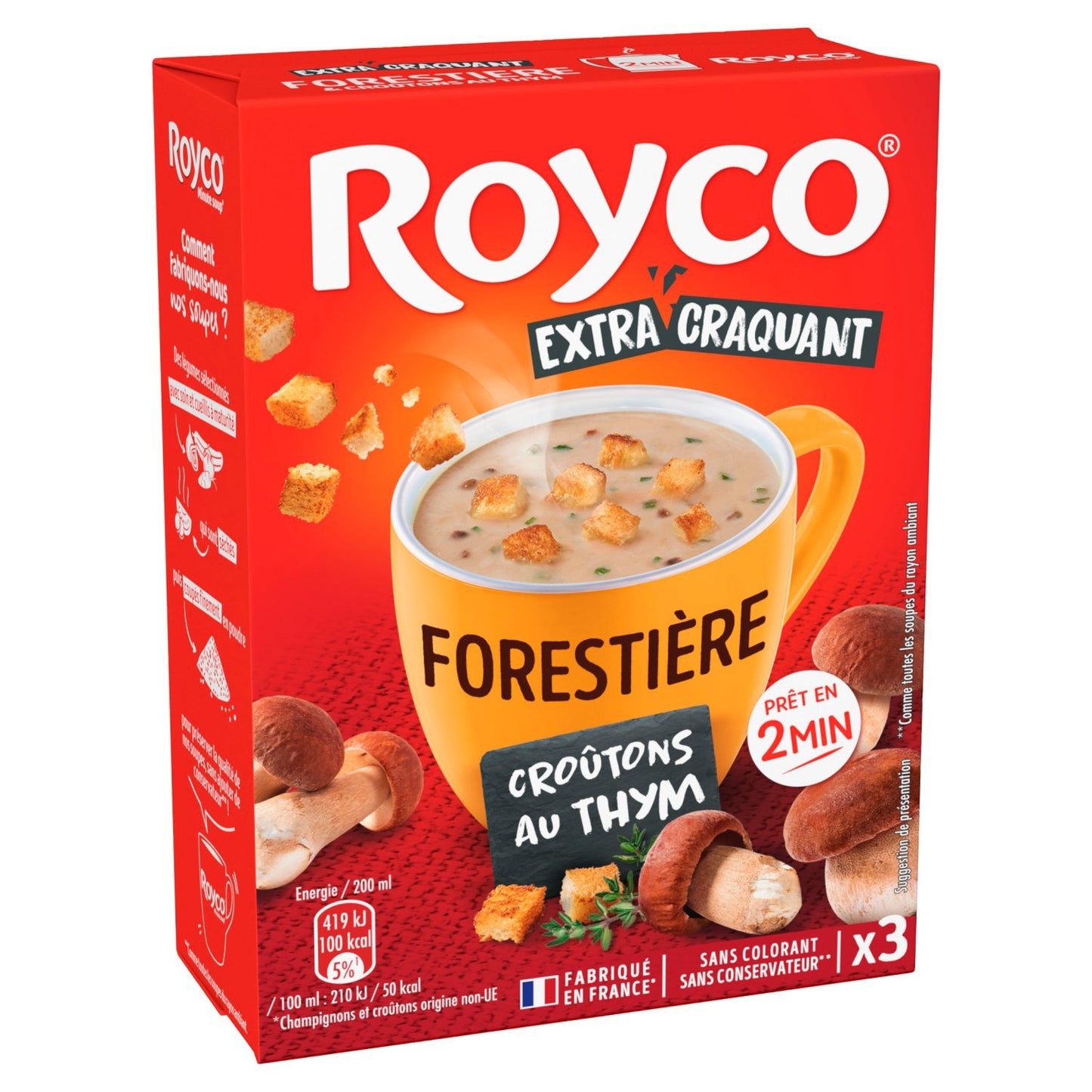 Soupe Forestier et Croûtons ROYCO 