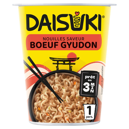 Nouilles Bœuf DAISUKI le pot de 60g