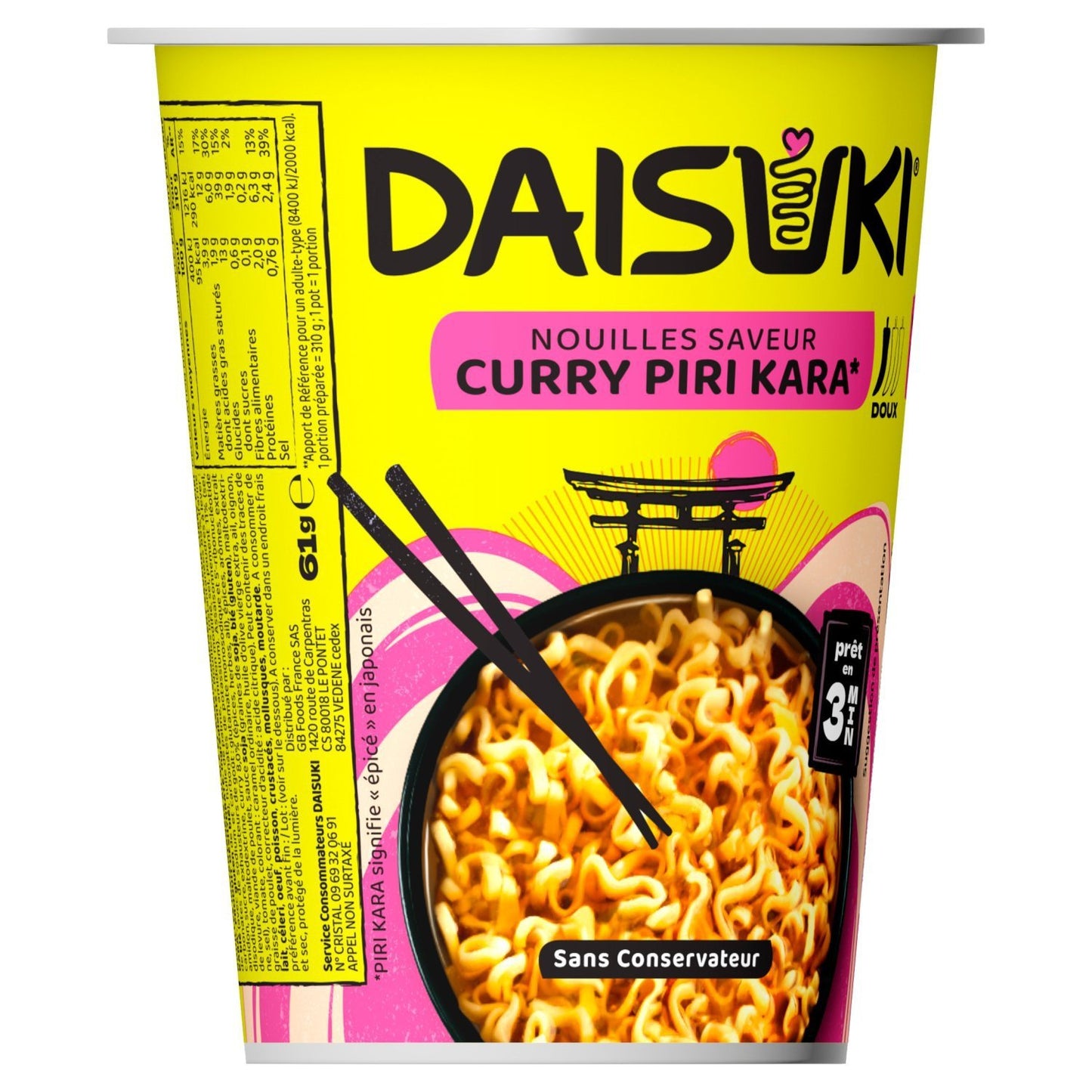 Nouilles Curry Piri Kara DAISUKI