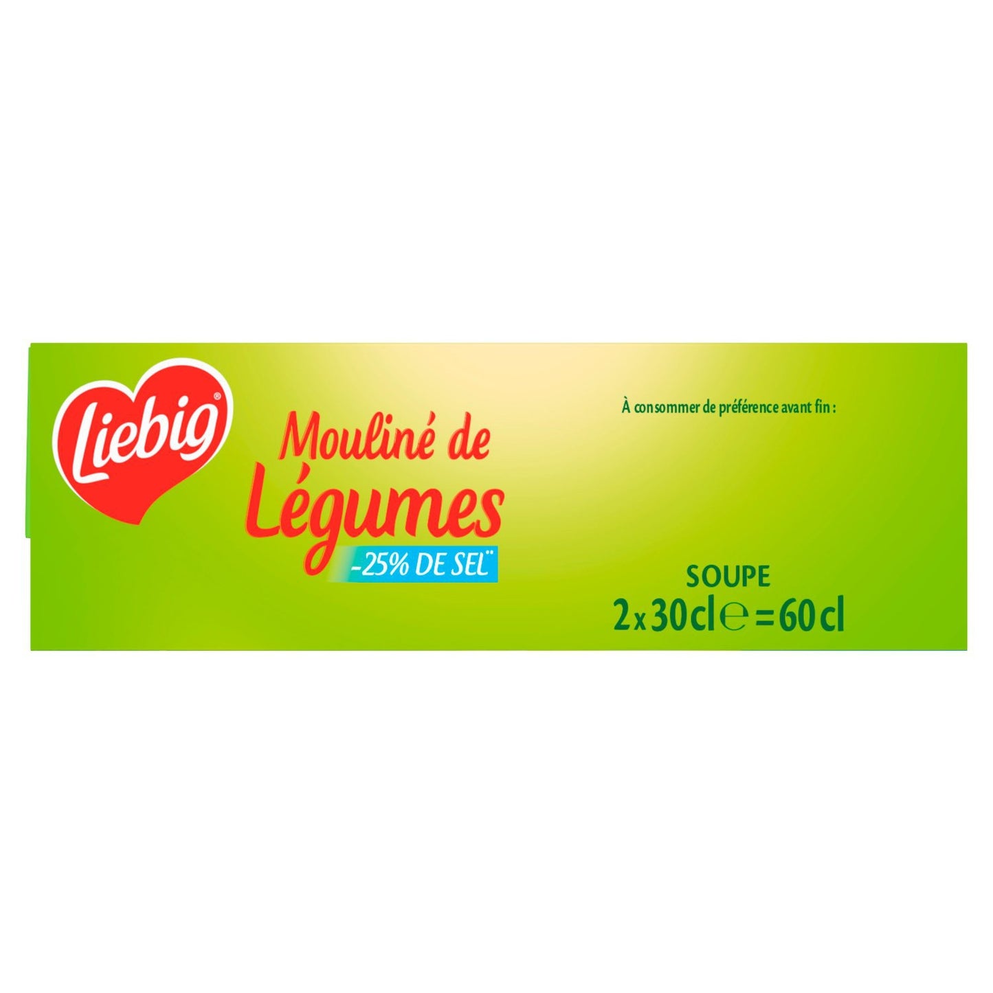 Soupe Mouliné Légumes -25% Sel LIEBIG 