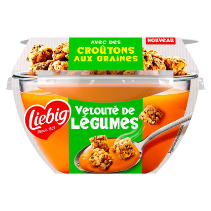 Soupe Velouté de Légumes avec des Croutons aux Graines LIEBIG 