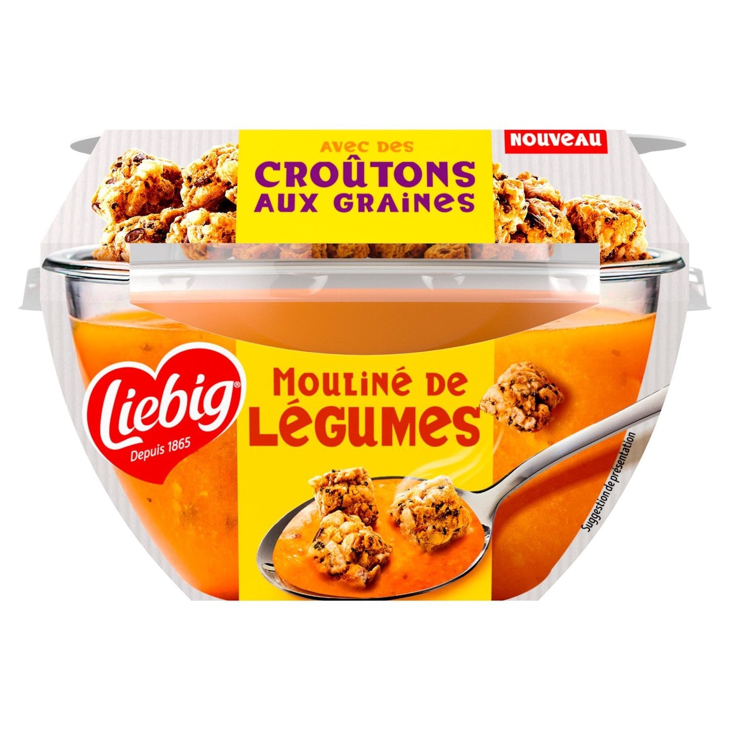 Soupe Mouliné de Légumes avec Croutons aux Grains LIEBIG 