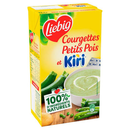 Soupe Courgettes Petits Pois et Kiri LIEBIG 