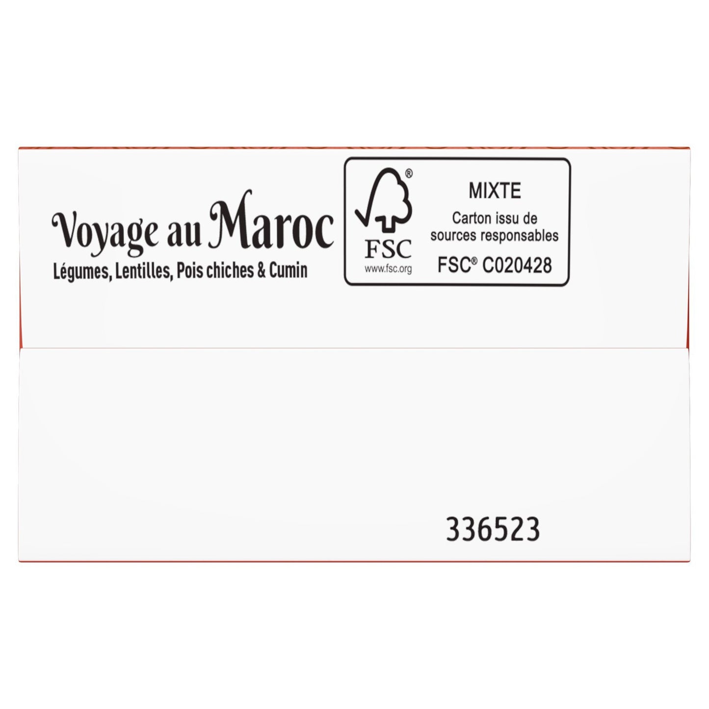 Soupe Voyage au Maroc Légumes Lentilles Pois Chiches et Cumin LIEBIG 