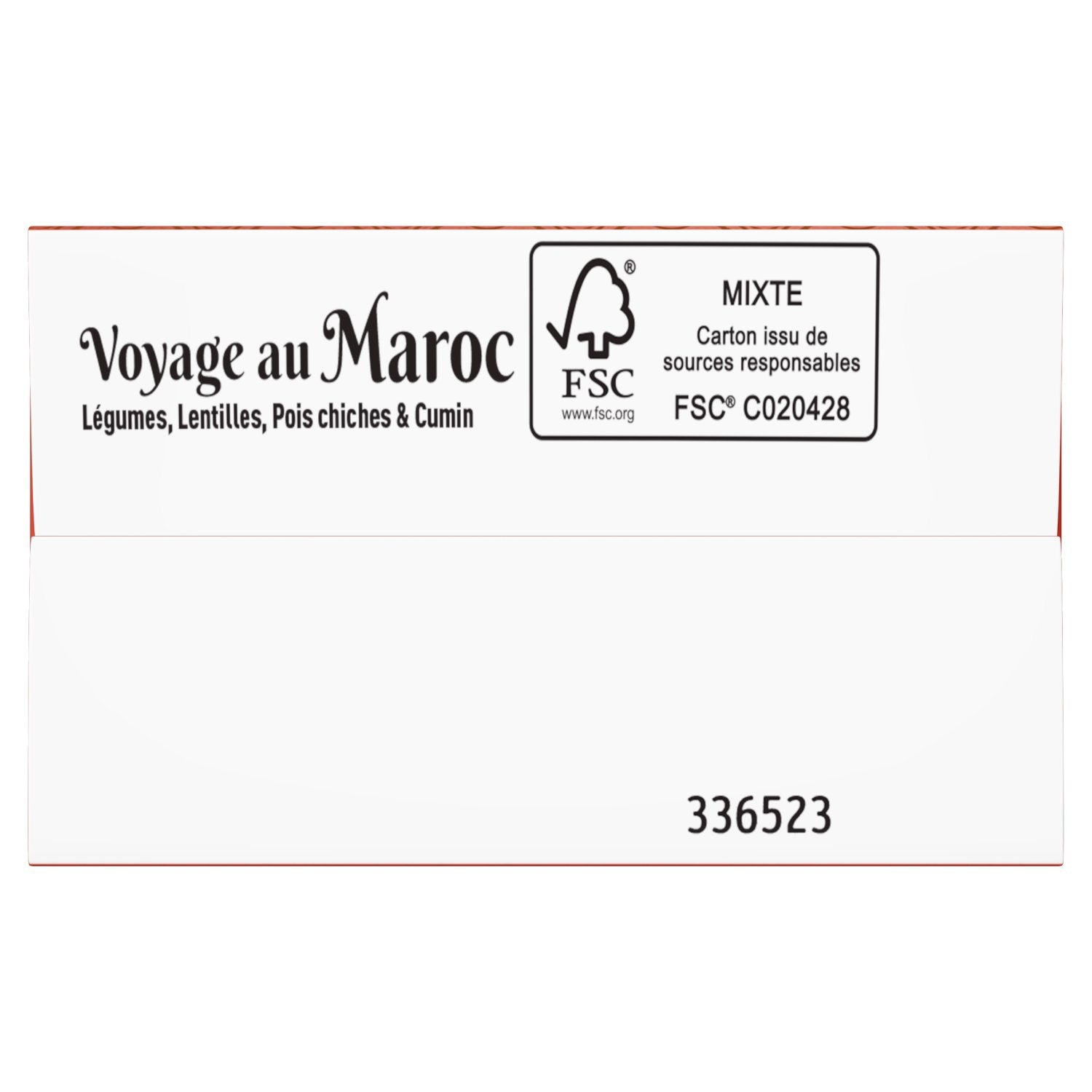 Soupe Voyage au Maroc Légumes Lentilles Pois Chiches et Cumin LIEBIG 