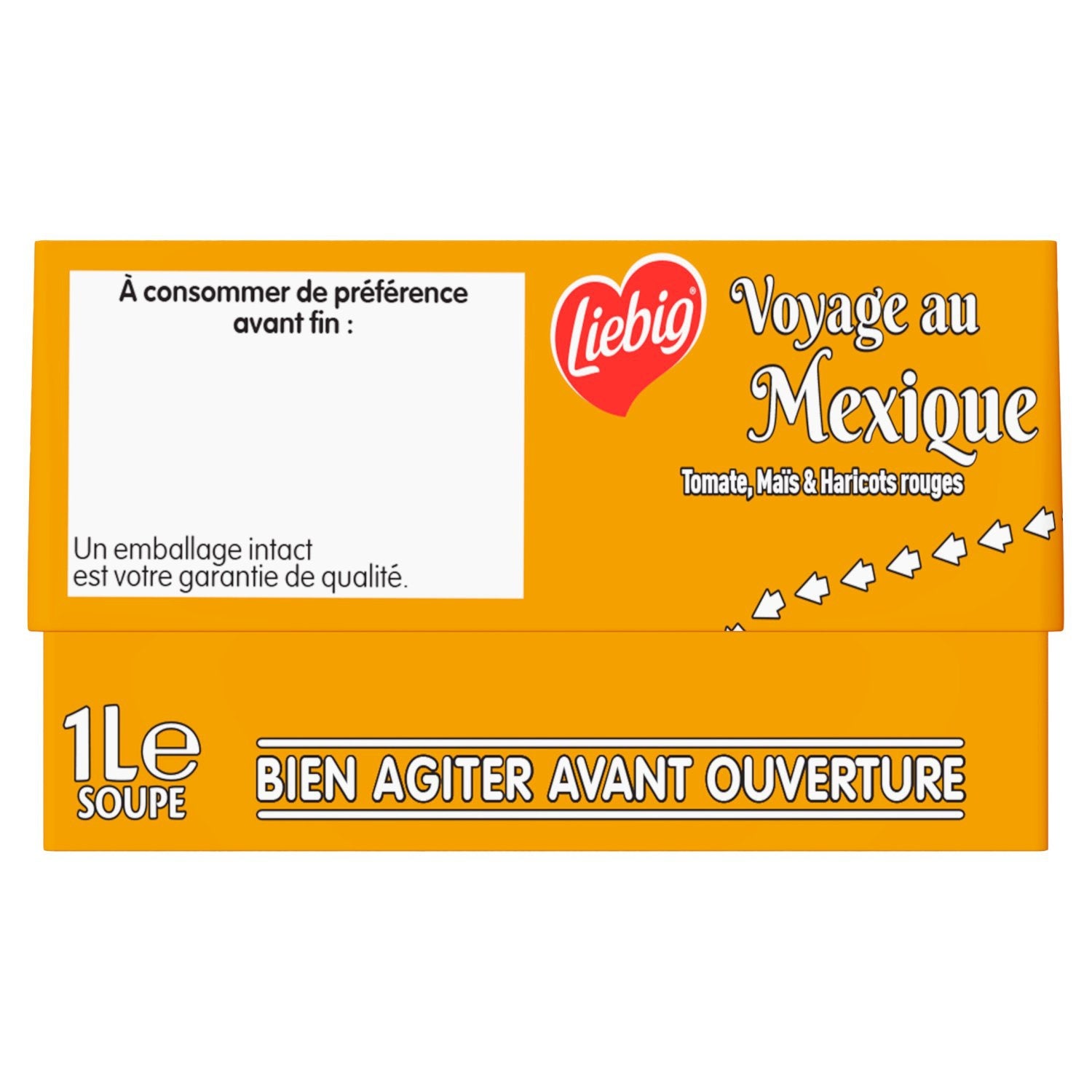 Soupe Voyage au Mexique Tomate Maïs et Haricots Rouges LIEBIG 