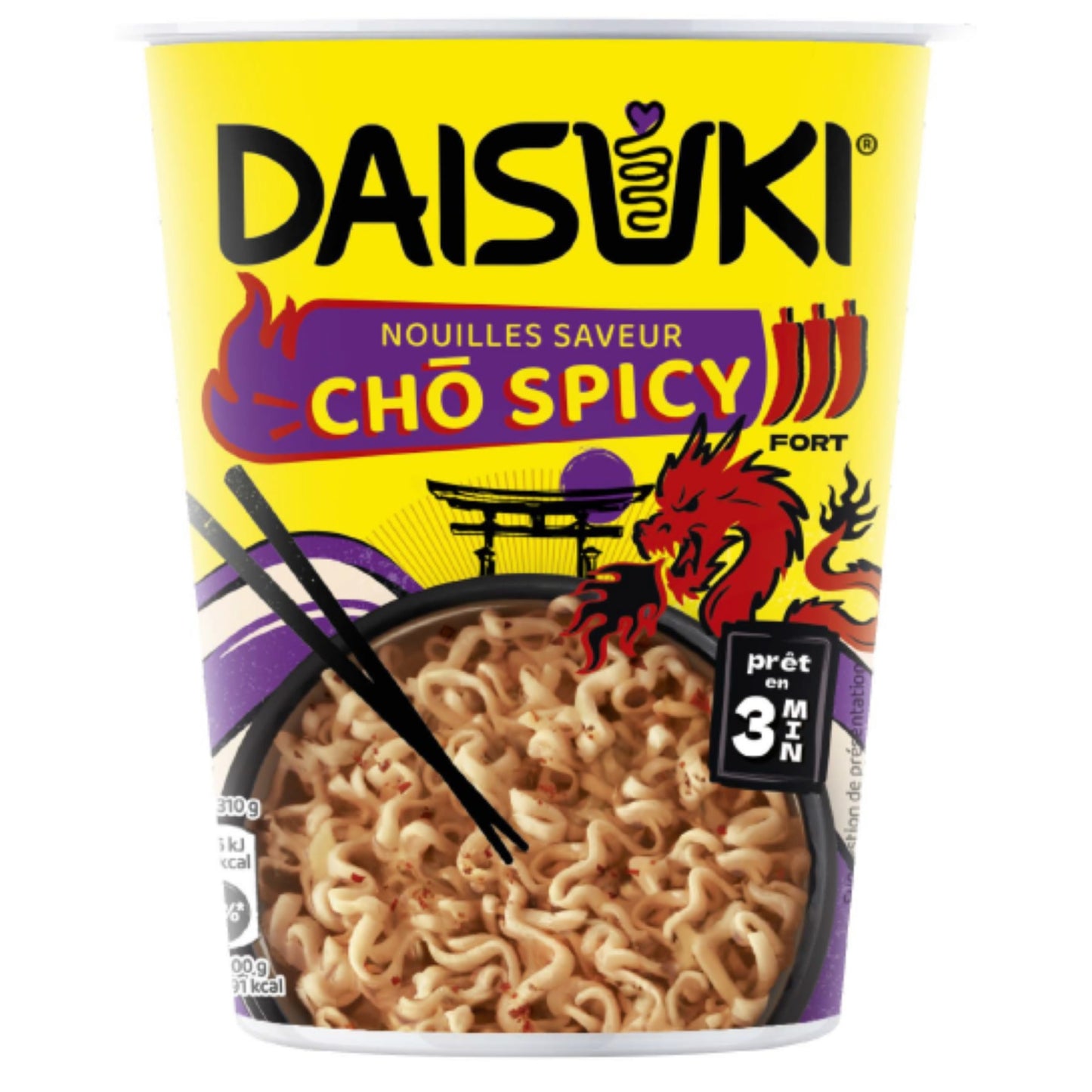 Nouilles Instantanées Saveur Cho Spicy DAISUKI 