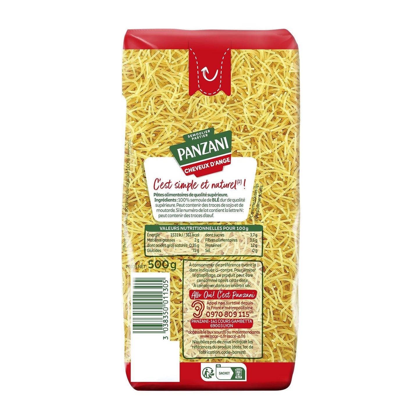 Angel Hair Pasta PANZANI Soup