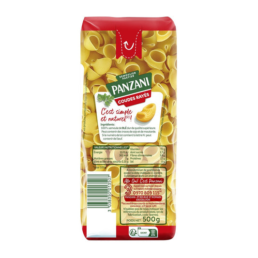 PANZANI Striped Elbow Pasta