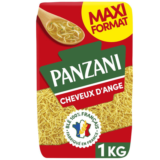 Pâtes Cheveux d'Ange Potage PANZANI le paquet de 1Kg
