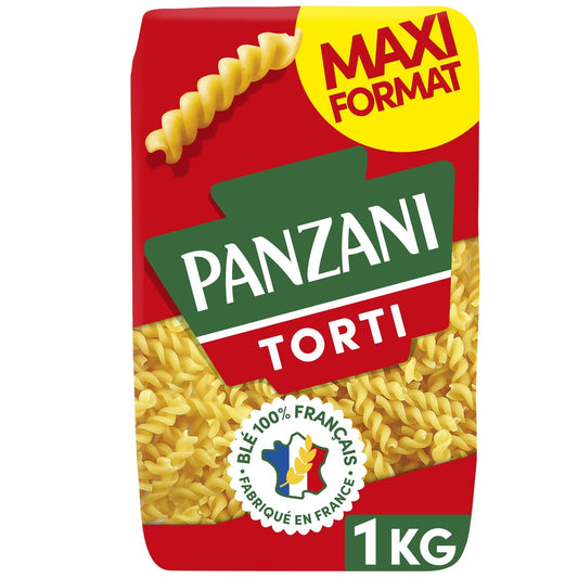 Pâtes Torti PANZANI le paquet de 1kg
