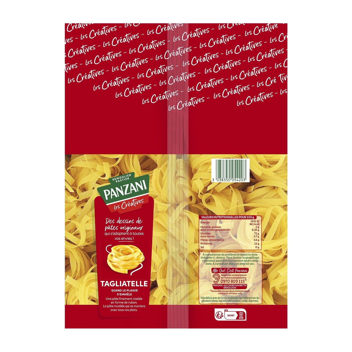 PANZANI Creative Tagliatelle Pasta