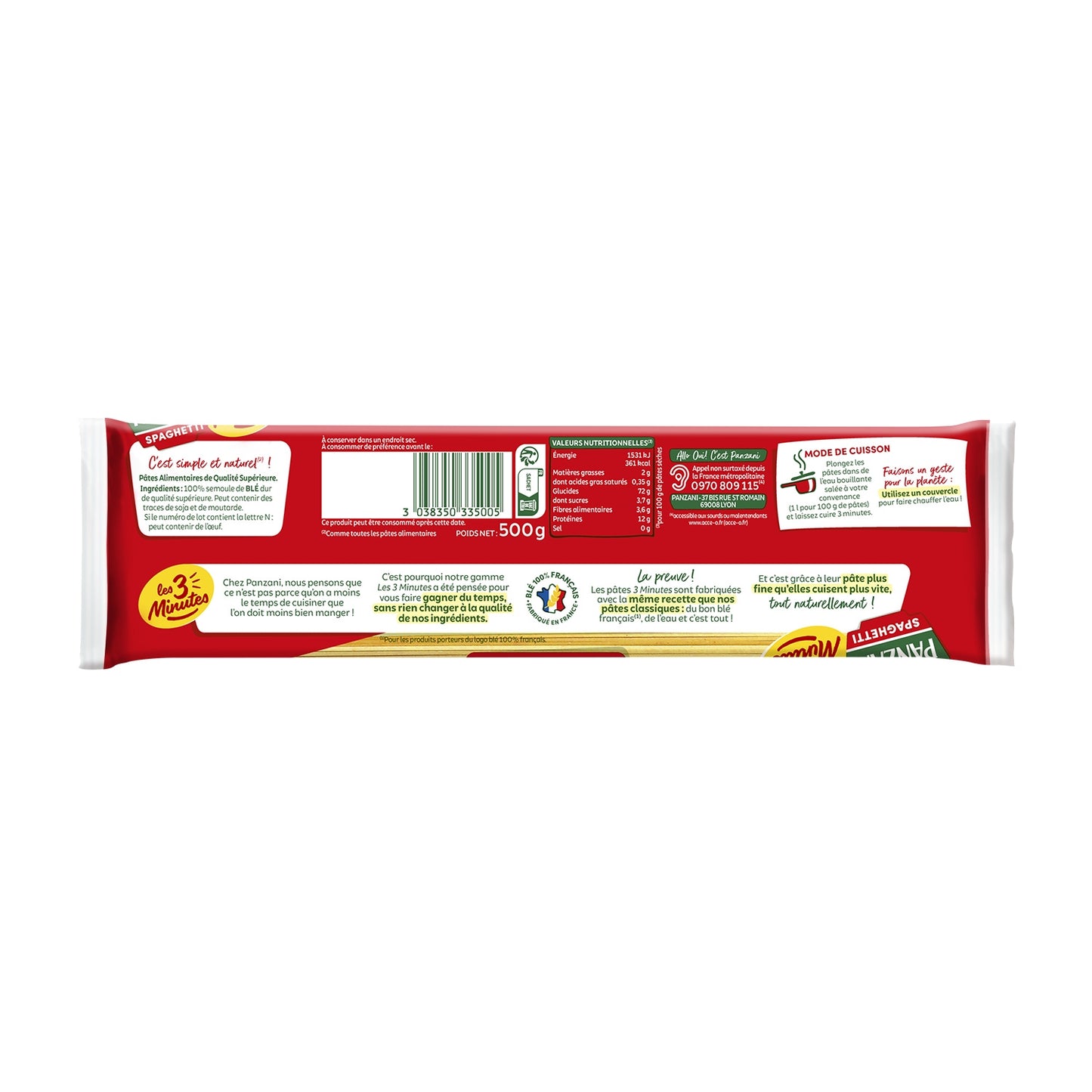 PANZANI 3 Minute Spaghetti Pasta