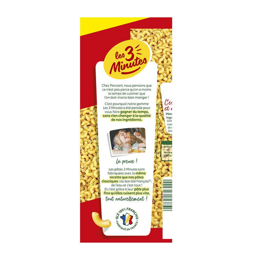 PANZANI 3 Minute Coquillettes Pasta