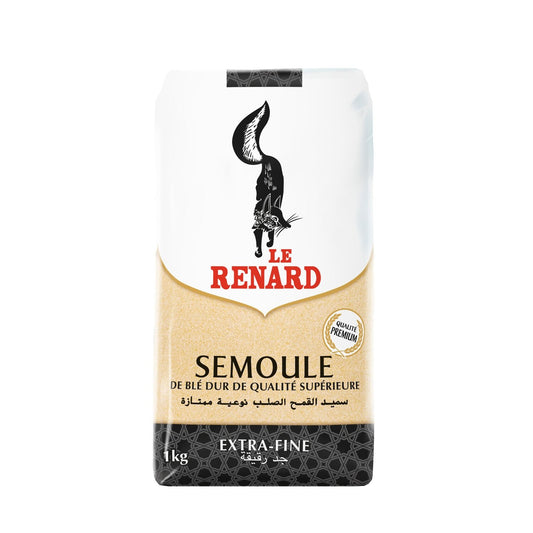 Semoule de Blé Extra-Fine LE RENARD le paquet de 1Kg