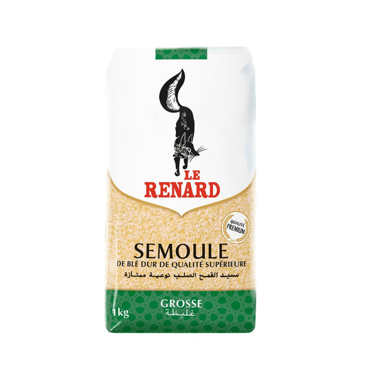 Semoule de Blé Grosse LE RENARD le paquet de 1Kg