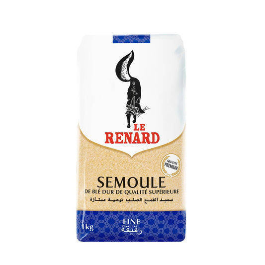 Semoule de Blé Fine LE RENARD le paquet de 1Kg
