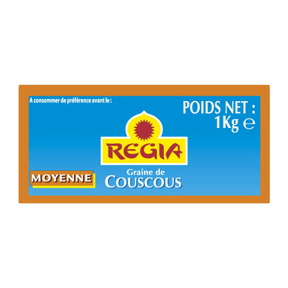 [ANTI-GASPILLAGE] Graine de Couscous Moyenne REGIA - Date de durabilité minimale : 01/09/2025 - L'emballage peut être endommagé