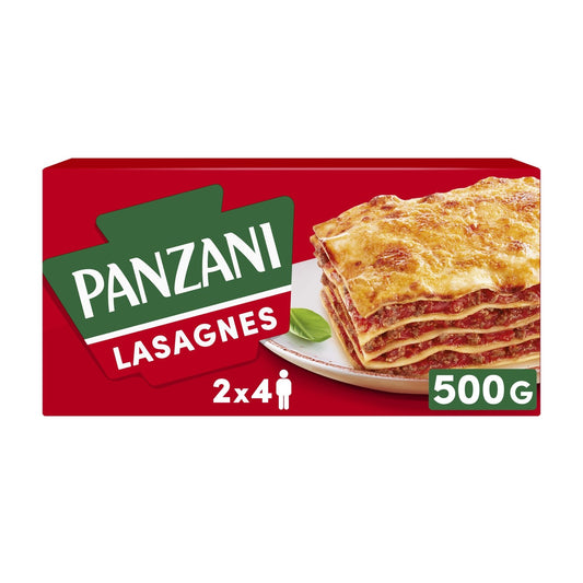 Pâtes Lasagnes PANZANI le paquet de 500g