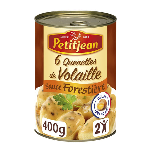 Plat Individuel Quenelles de Volaille PETIT JEAN la boite de 400g