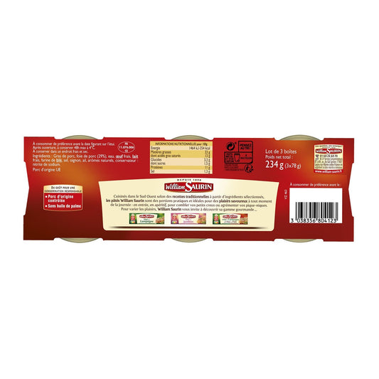 WILLIAM SAURIN Liver Pâté