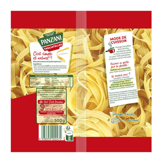 PANZANI 3 Minute Tagliatelle Pasta