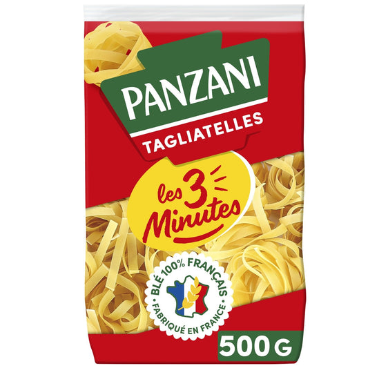 Pâtes Tagliatelle les 3 Minutes PANZANI le paquet de 500g