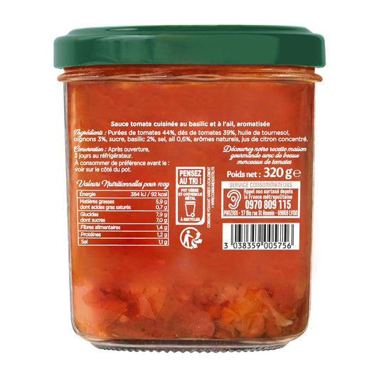 Cooked Tomato Sauce with Basil and Garlic PANZANI Homemade Recipes