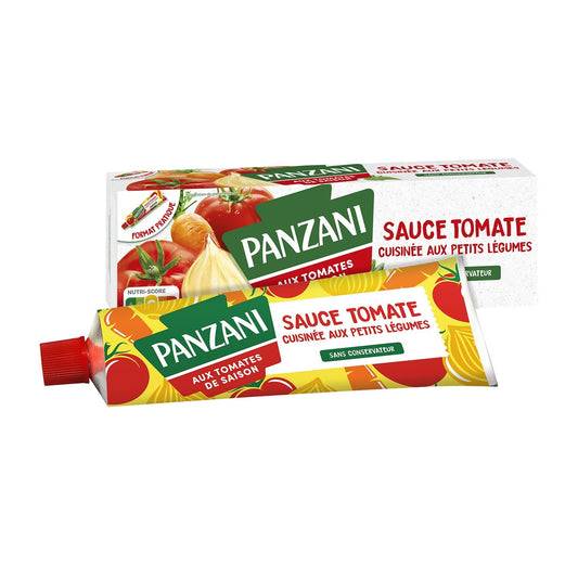 Sauce Tomate Cuisinée aux Petits Légumes PANZANI le tube de 220g