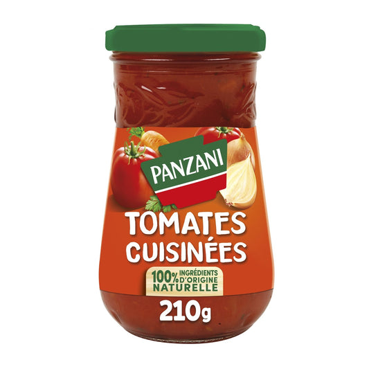 Sauce Tomate Cuisinées PANZANI le pot de 210g