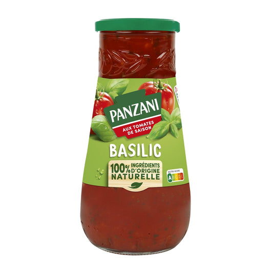 Sauce Tomate Basilic PANZANI le pot de 650g