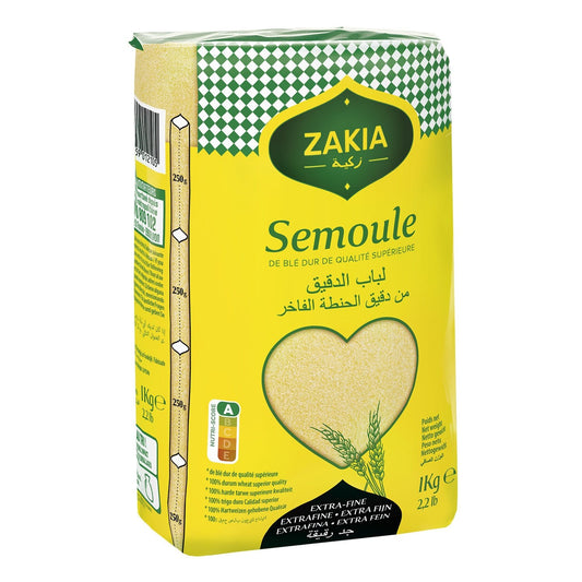 Semoule Extra Fine ZAKIA le paquet de 1kg