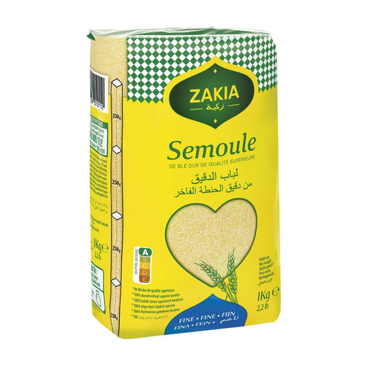 Semoule Fine ZAKIA le paquet de 1kg