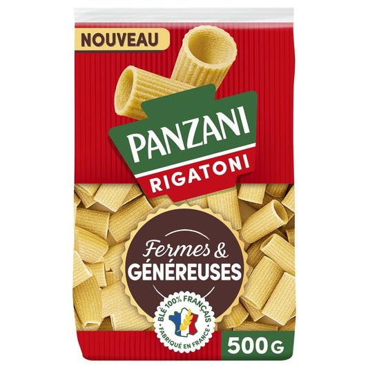 Pâtes Rigatoni PANZANI le paquet de 500g